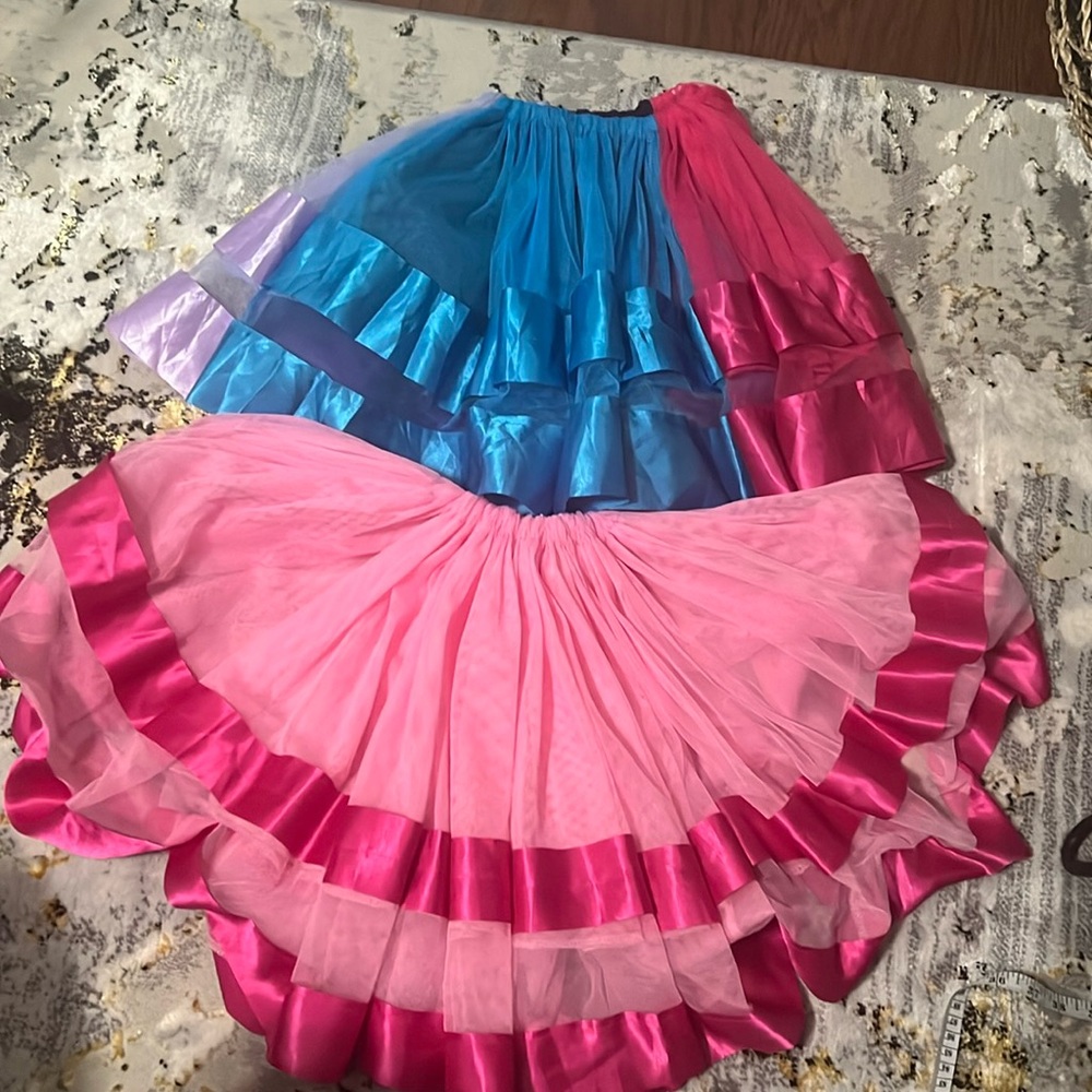 2 sets of Girl’s Tutu skirt One Size